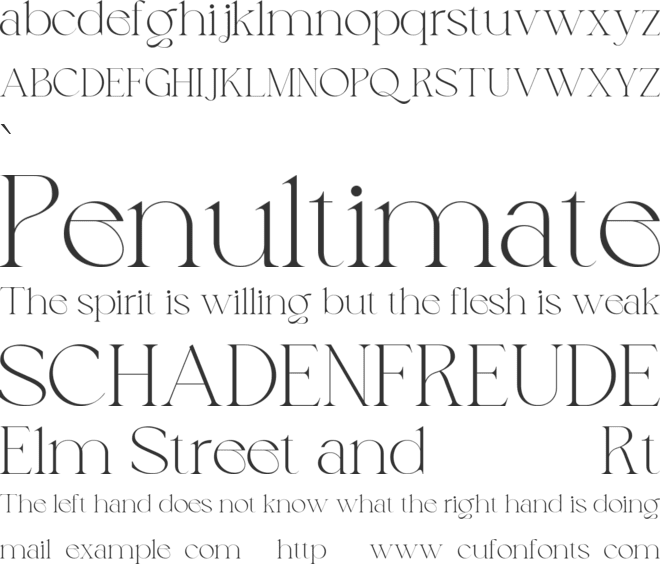 QESTERO font preview