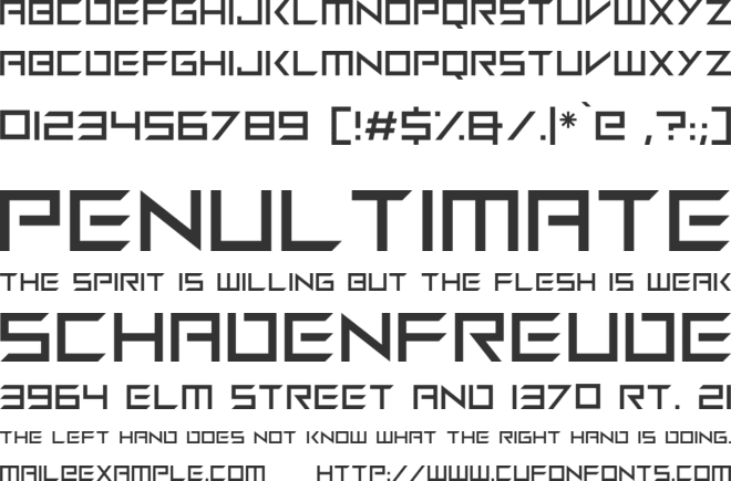 Star Renegades font preview