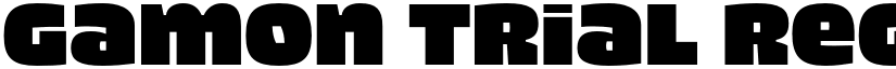 Gamon Trial Regular font
