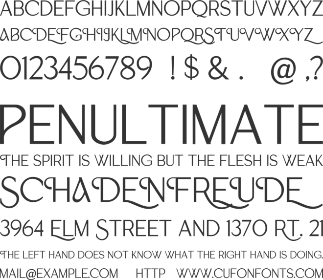 Harume Roman font preview