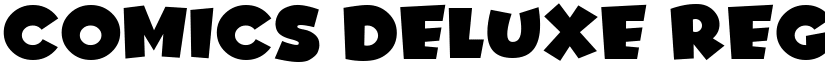 Comics Deluxe Regular font