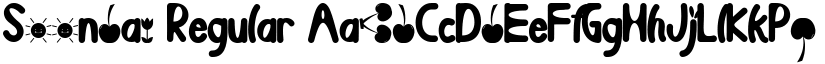 Soonday Regular font