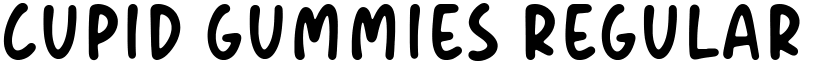 Cupid Gummies Regular font