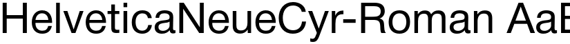 HelveticaNeueCyr font download