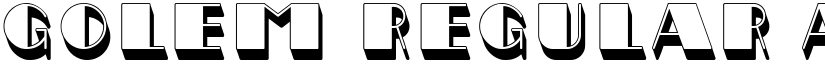 Golem Regular font