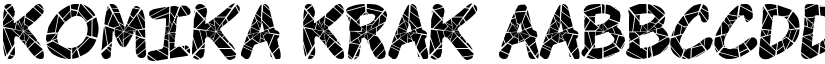 Komika Krak font