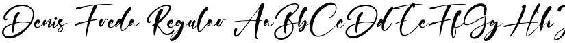 Denis Freda Regular font