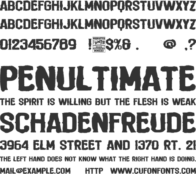 Renegades Rocks font preview