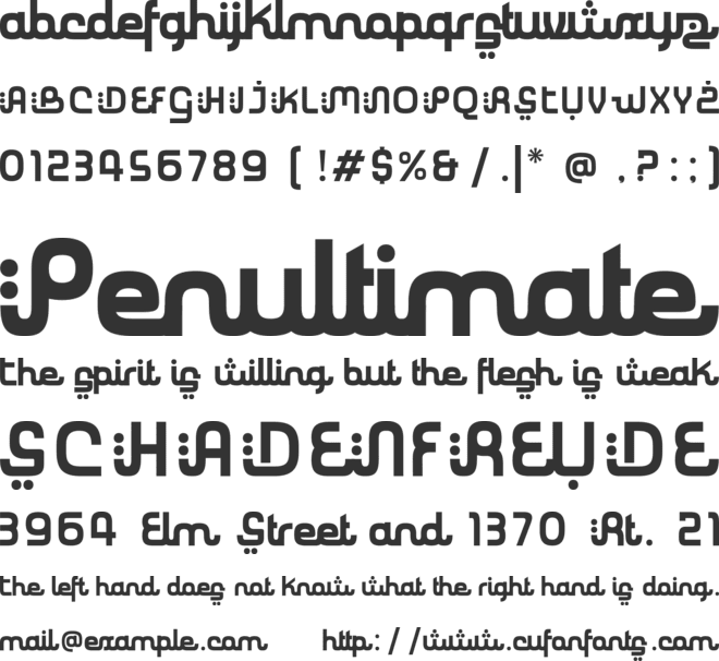 Selamat Ramadhan font preview