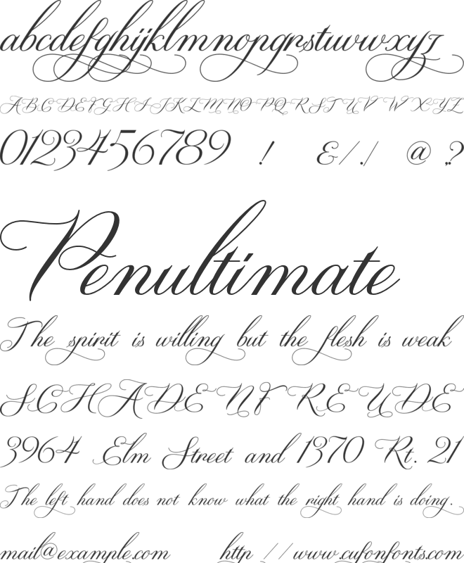 Garlicha font preview