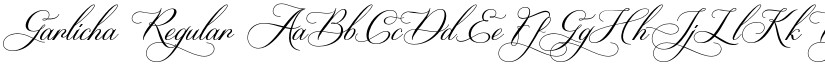 Garlicha Regular font