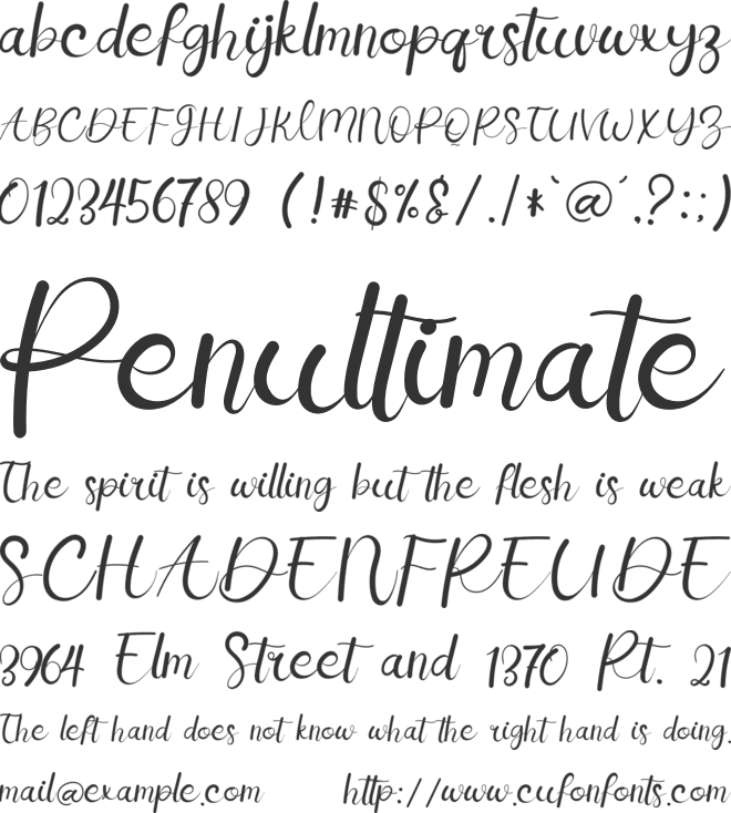 Better Winter font preview