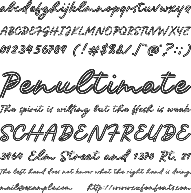 Somuch Fabrica font preview