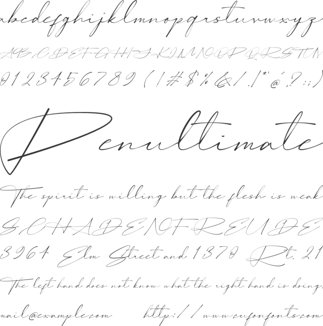 Healing Fairy Signature font preview