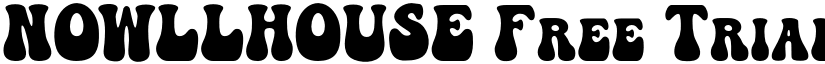 NOWLLHOUSE Free Trial Regular font