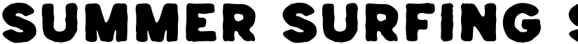Summer Surfing Sans Rough font