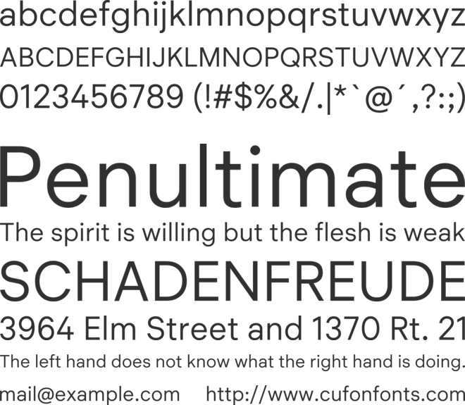 Deckard-Regular font preview