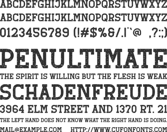Retro Grade font preview
