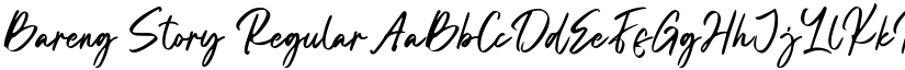 Bareng Story font download