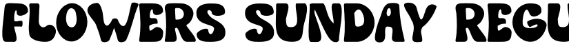 Flowers Sunday Regular font