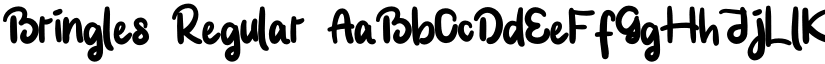 Bringles Regular font