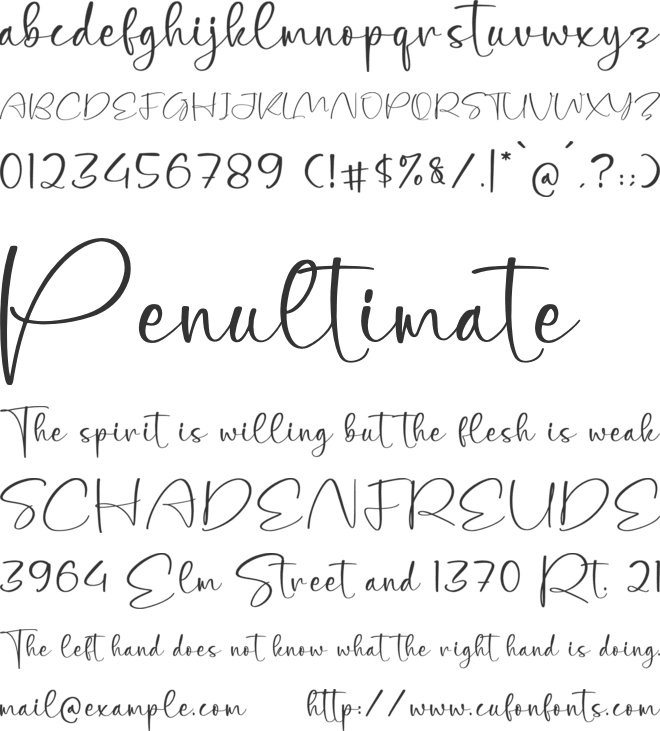Gold Stamp font preview