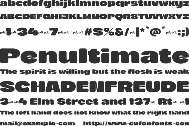 Cedagtrial font preview