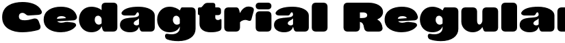 Cedagtrial font download