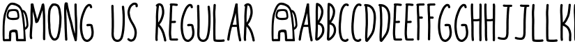 Among Us Regular font