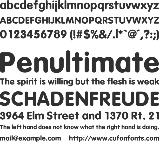 Globotype 1985 font preview