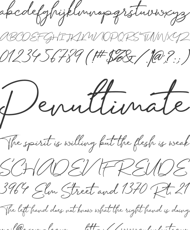 Hosperity Font font preview