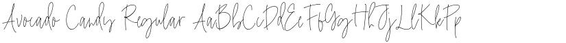 Avocado Candy Regular font