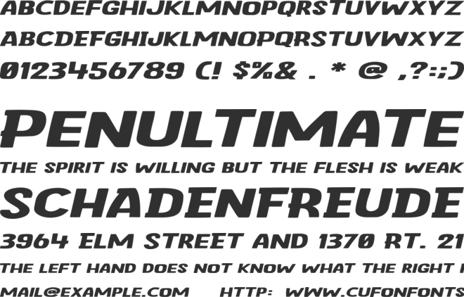Silver Smile font preview