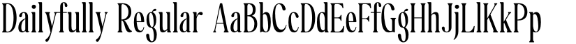 Dailyfully Regular font