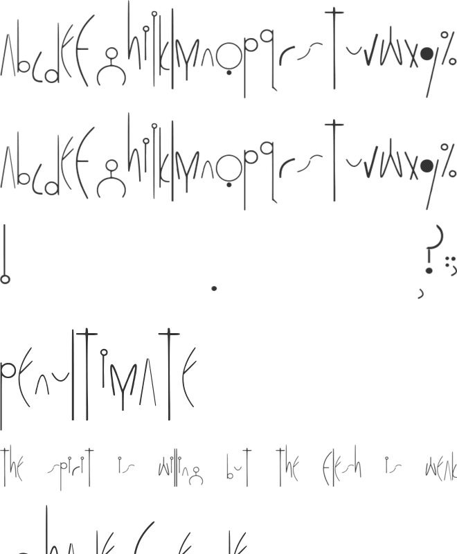 Desktop Publishing font preview