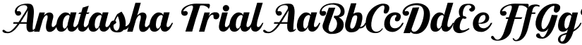 Anatasha Trial font