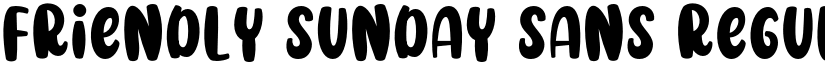 Friendly Sunday Sans Regular font