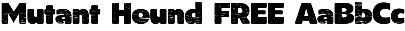 Mutant Hound FREE font