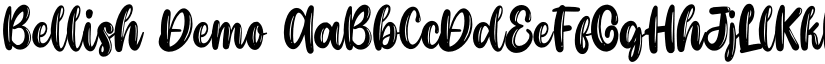 Bellish Demo font