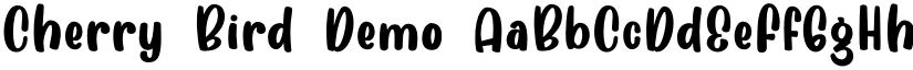Cherry Bird Demo font