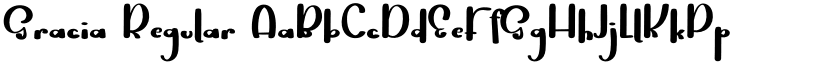 Gracia Regular font