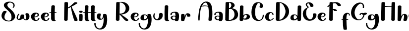 Sweet Kitty Regular font