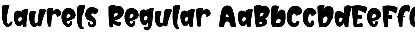 Laurels Regular font