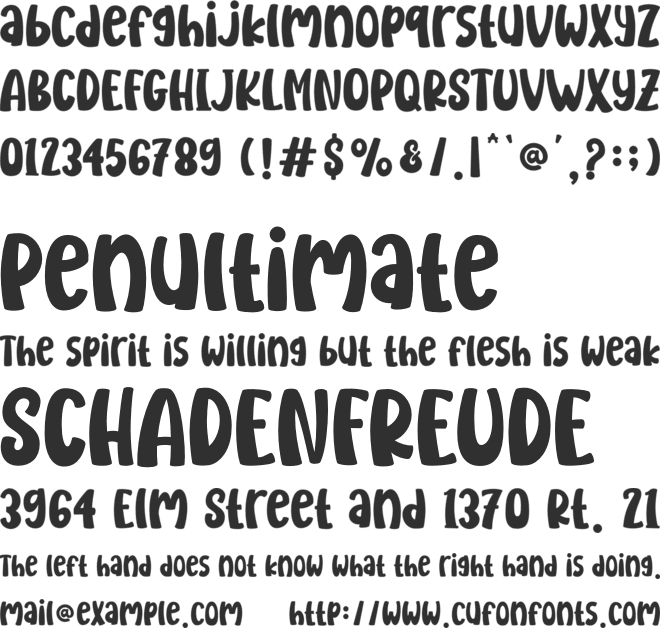 Neyra font preview