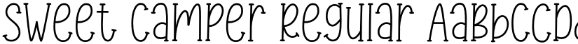 Sweet Camper Regular font