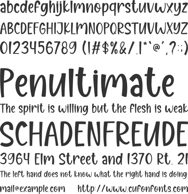 Dear Dreamer font preview