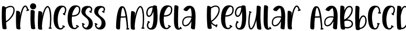 Princess Angela Regular font