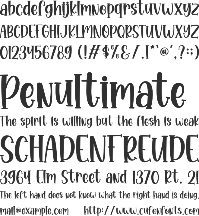 Monkey Boots font preview