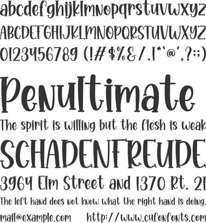 Monkey Boots font preview