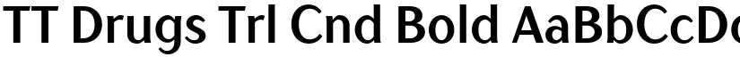 TT Drugs Trl Cnd Bold font